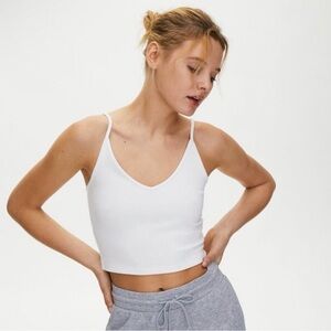 Aritzia Sunday Best Roxboro Crop Knit Tank Top